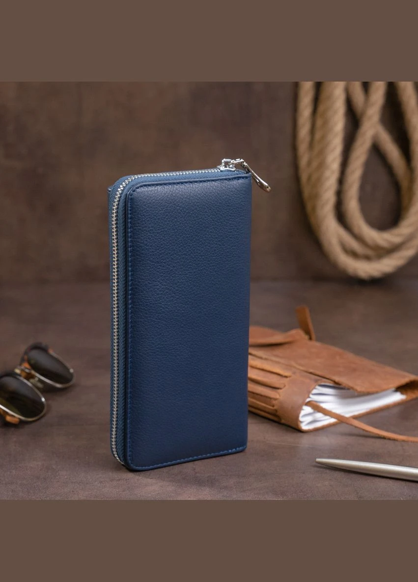 Кошелек универсальный женский 19296 Темно-синий st leather (313860143)
