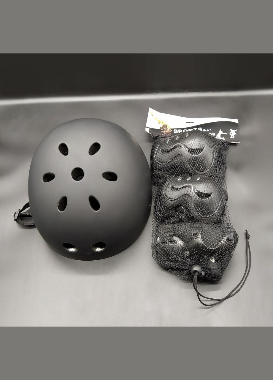 Набір захисту шолом і наколінники комплект L EL-325 Maxfind (267495556)