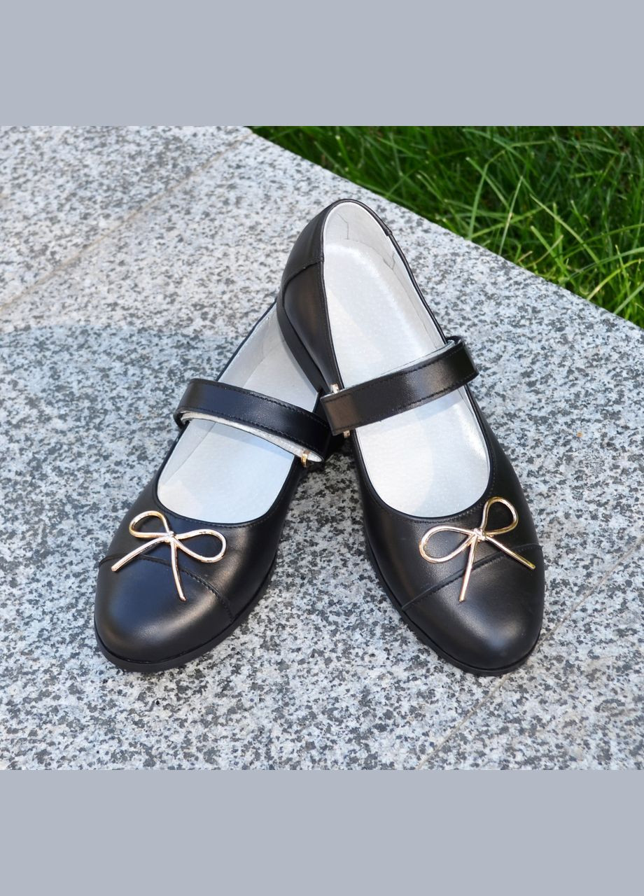 Туфлі шкільні для дівчаток із натуральної шкіри. 35 розмір Vasha para (303931348)