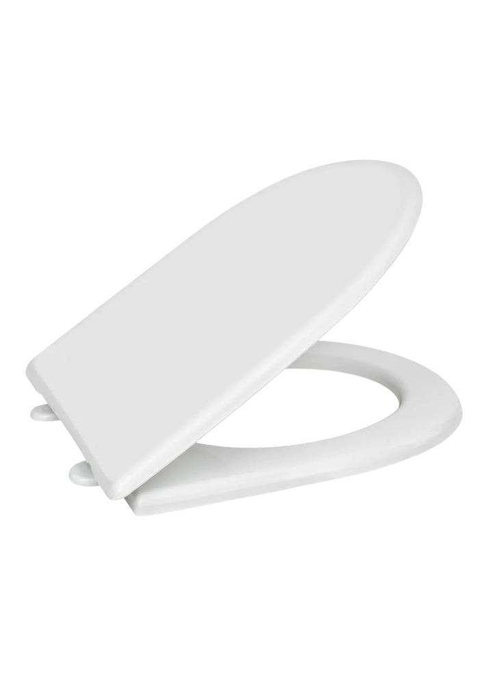 Сидіння для унітаза з кришкою і пластиковим кріпленням СП‑3, 355×428 мм SoloPlast (340286084)