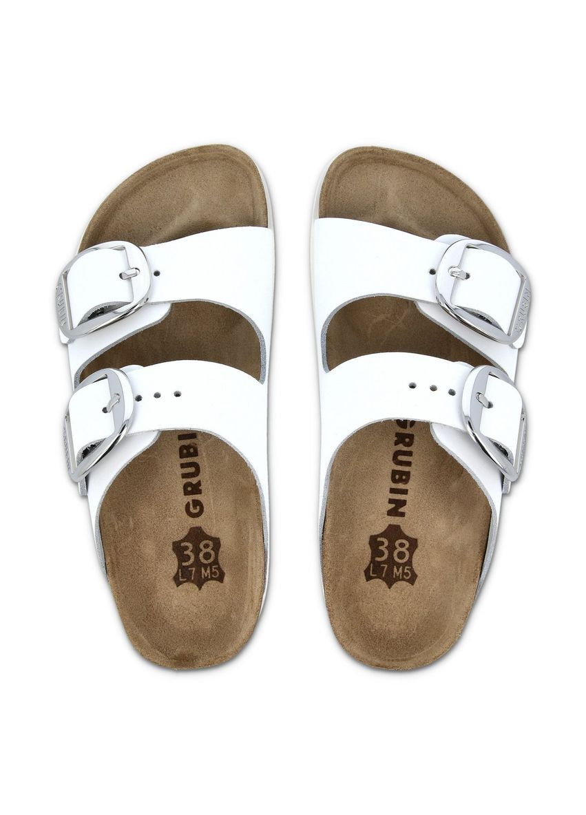 Белые шлепанцы ортопедические женские adonis, (арт. gr-326362) ( ) Grubin