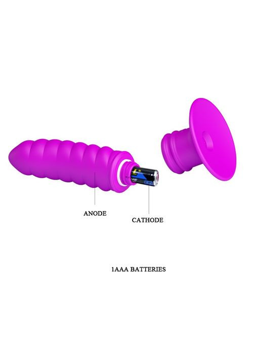 Анальный стимулятор с вибрацией на присоске Pretty Love "Twist" LyBaile (301417026)