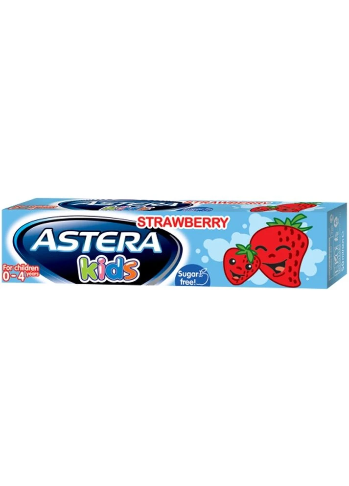 Зубна паста з полуничним смаком Kids With Strawberry 50ml (2-695298) Astera (369794973)