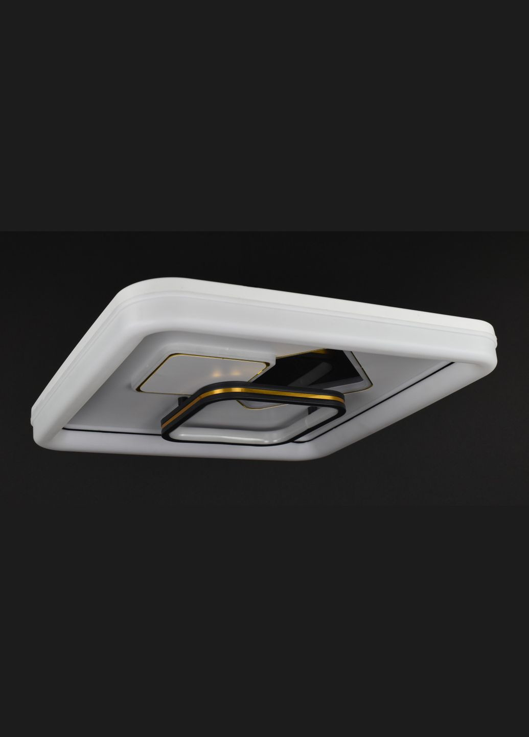 Люстра світлодіодна стельова LED світильник для квартири на стелю лед 27824 Білий 7х46х46 см. Sunnysky (364755522)