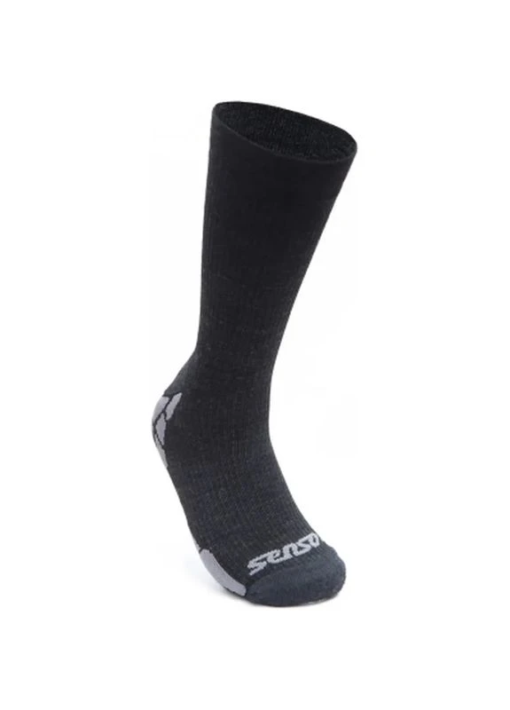 Чёрные носки hiking merino 20200069 black/grey 9-11 (su41hm-black-grey-9-11) Sensor (400485531)
