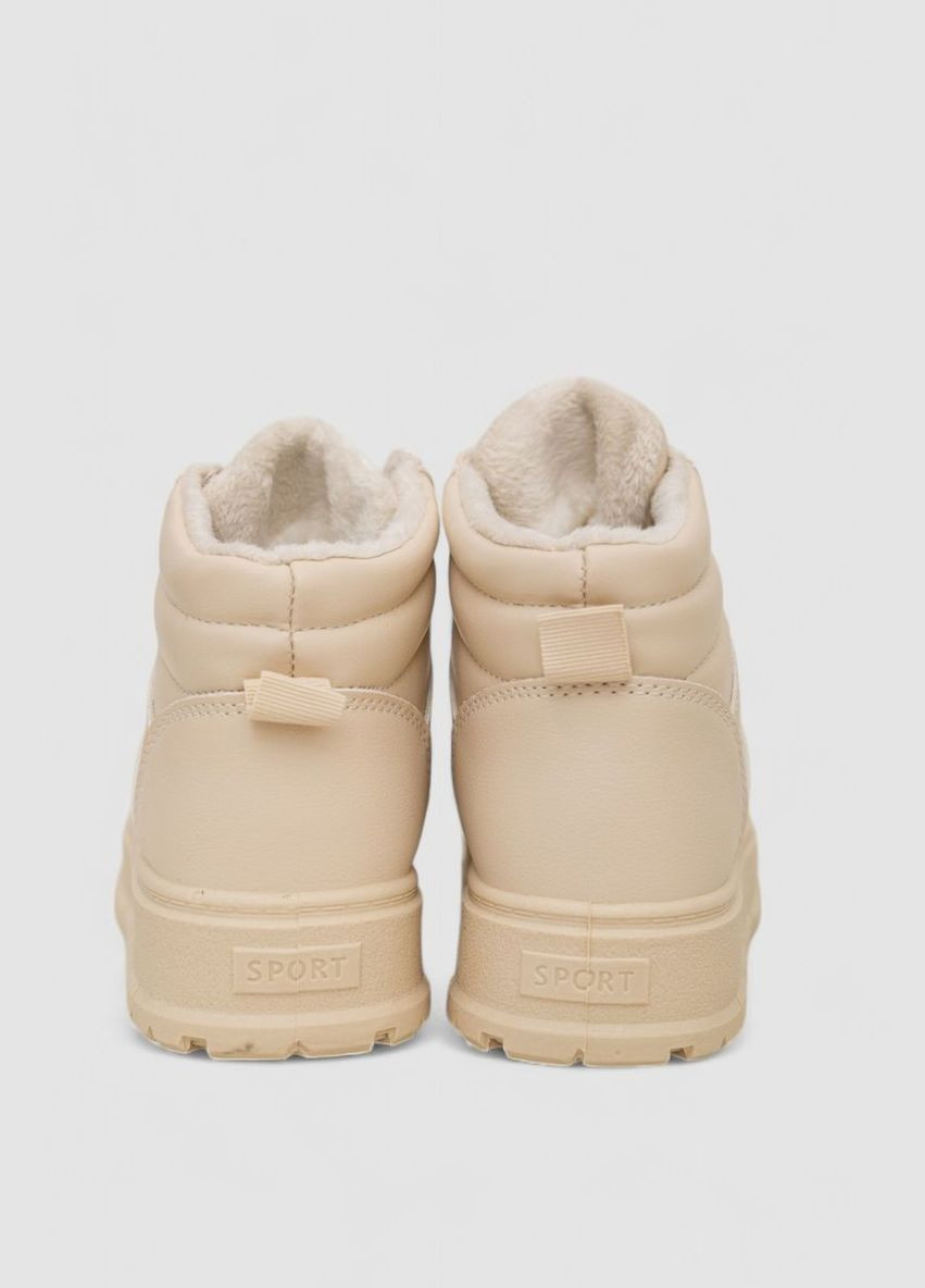 Кроссовки женские зимние на меху,, 248RMB17 Stilli бежевые всесезоны (322057428)