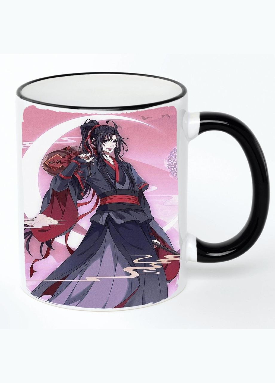 Чашка Мастер демонического культа Аниме #006 (кружка, кружка) Белая с черной ручкой 330 мл No Brand (322712437)