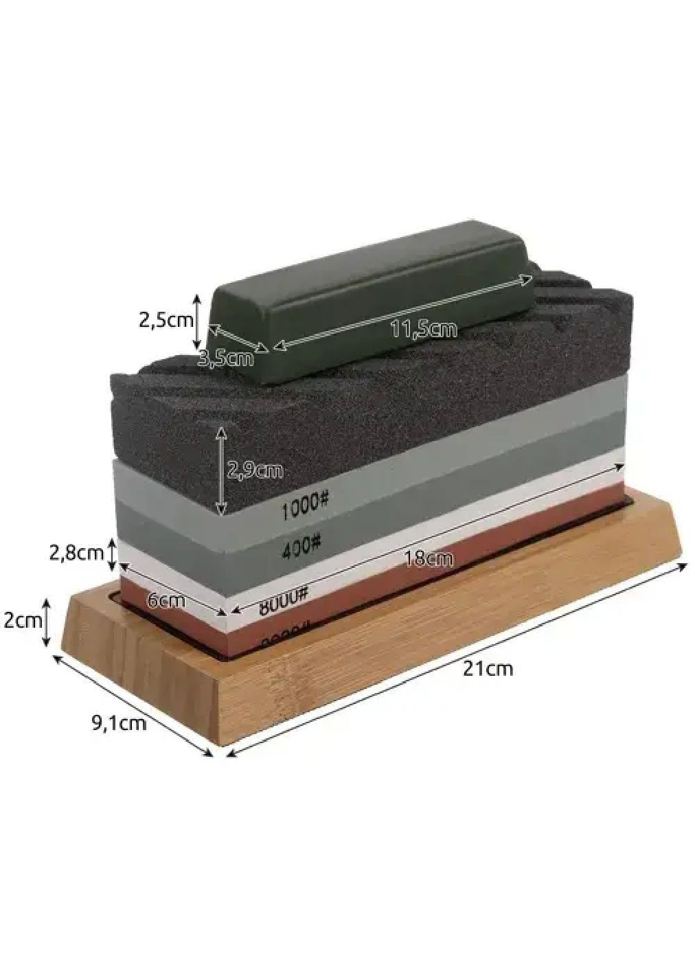 Профессиональный набор комплект точилка для ножей 2 камня с аксессуарами 9 элементов (478034-Prob) Unbranded (301739287)