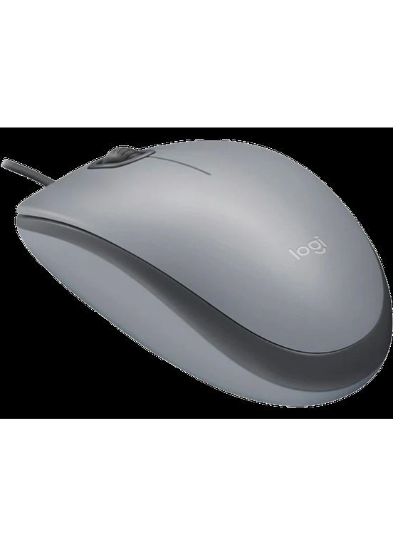 Миша M110 Silent-MID GRAY-USB-AKOYA Logitech (343248656)