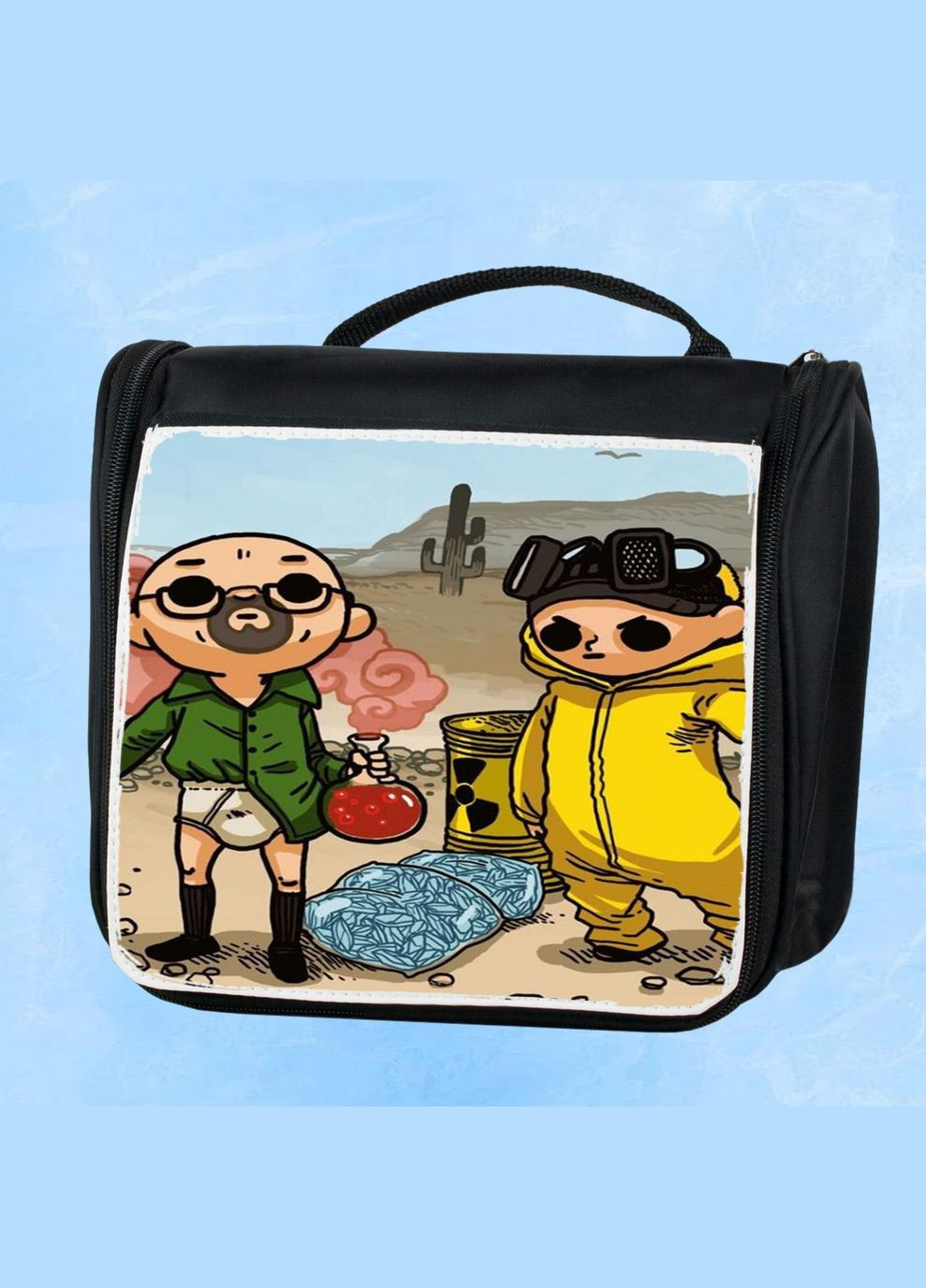 Дорожня сумка - органайзер для косметики несессер Art #150 Чорна No Brand (318677223)