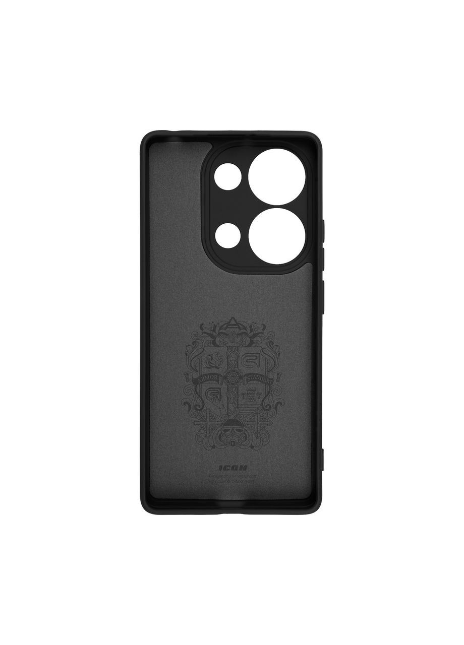 Чехол ICON для Xiaomi Redmi Note 13 Pro 4G Camera cover Black (ARM82852) PTR ArmorStandart (327886298)