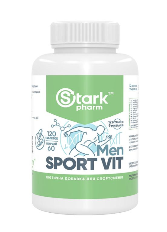 Вітамінно-мінеральний комплекс для чоловіків Sport Vit For Men 120 tabs Stark Pharm (286420182)