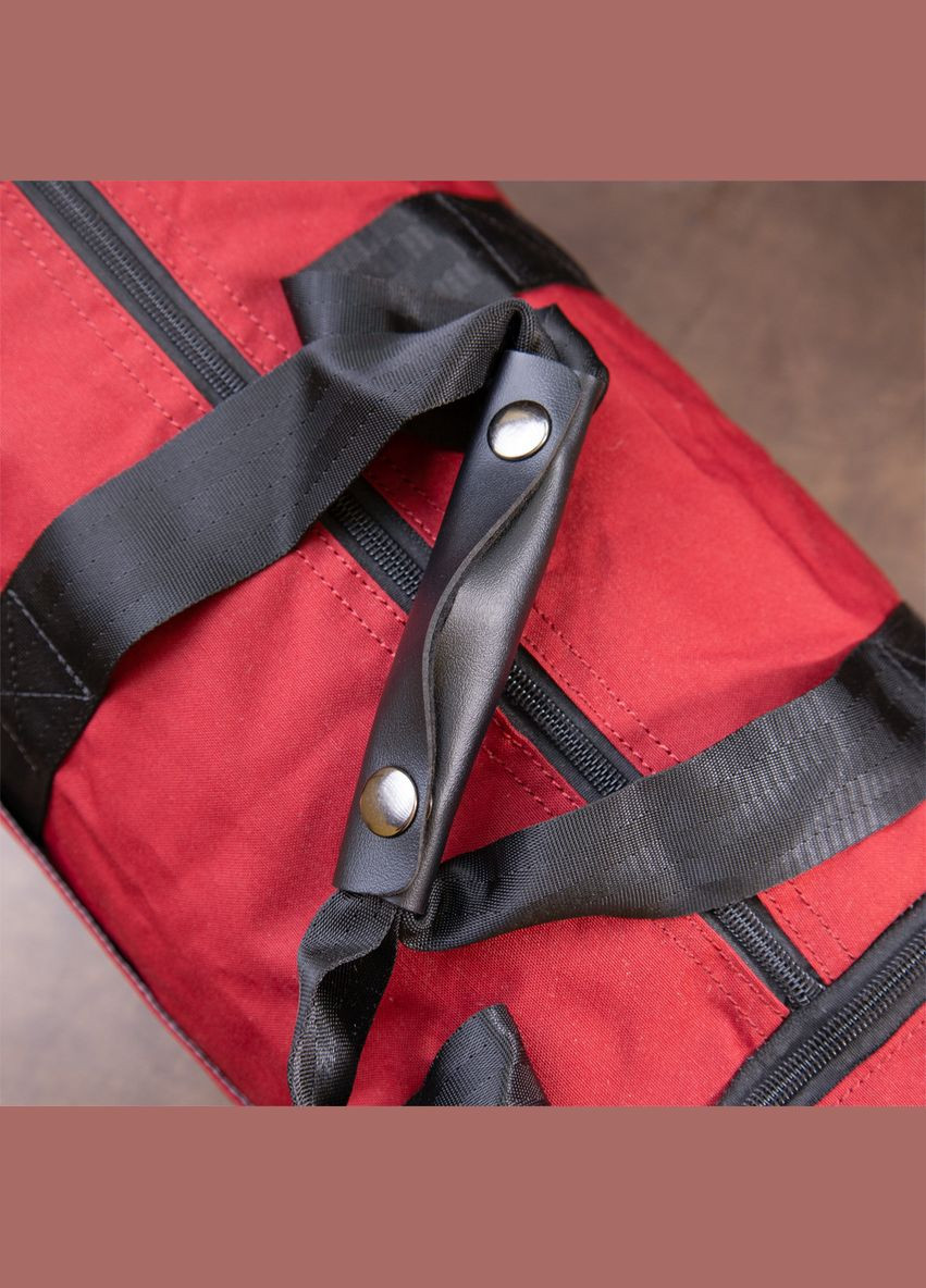 Спортивная сумка текстильная 20642 Малиновая Vintage (298567207)