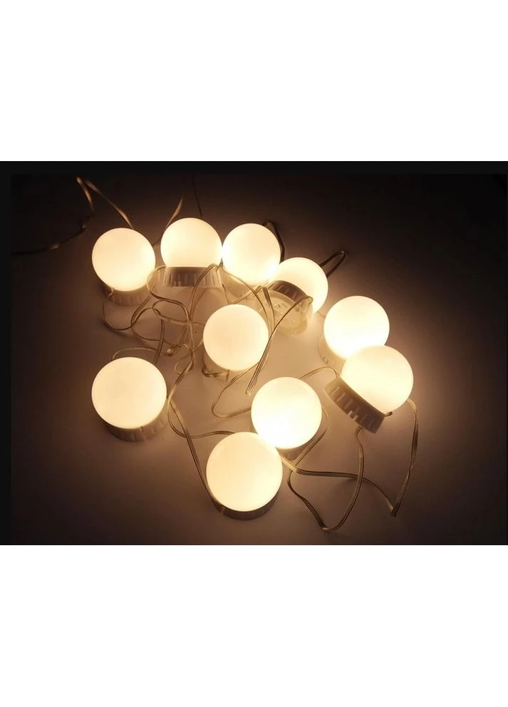 LED подсветка для зеркала RGB с пультом Vanity Mirror Lights на 10 ламп (49767-33565_222) XPRO (392924858)