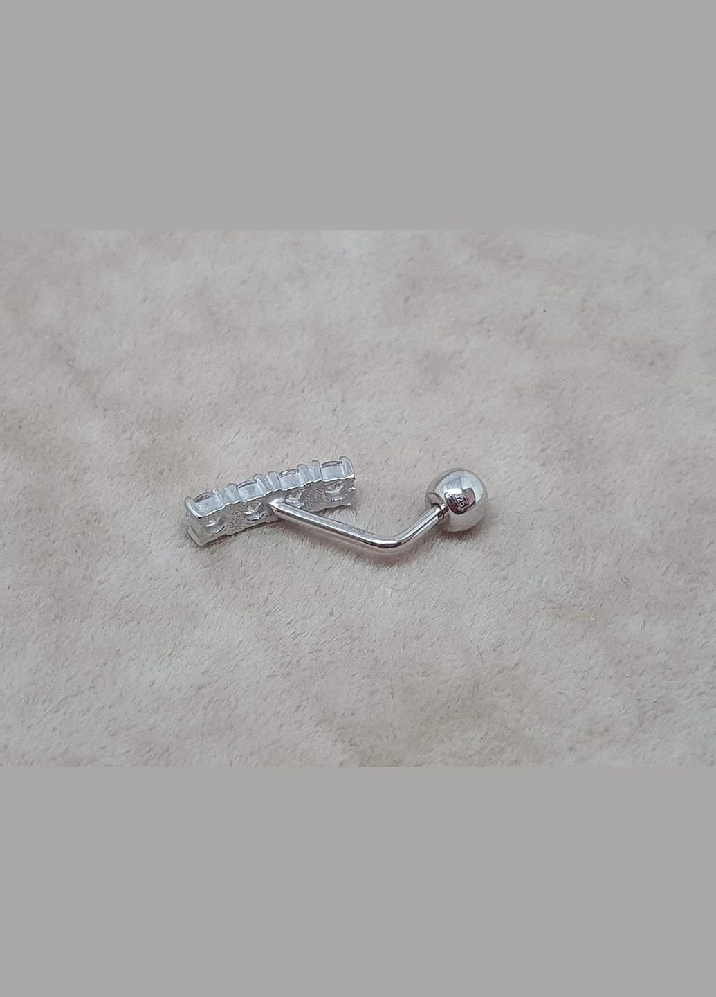 Серебряная серьга для пирсинга. 7027U UMAX (303877386)