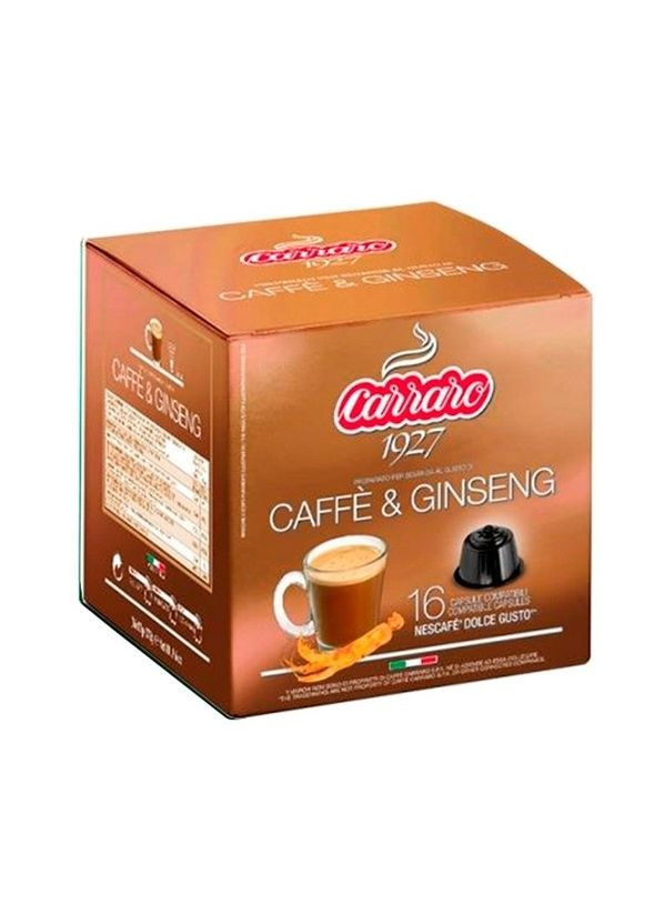 Кава в капсулах Caffe & Ginseng, 16 капсул Dolce Gusto Carraro (322416860)