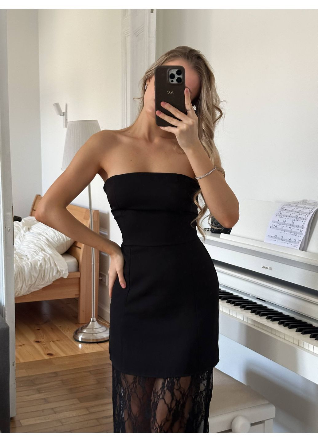 Чорна святковий, коктейльна, вечірня жіноча сукня зі спідницею сукня-трансформер Avanti однотонна