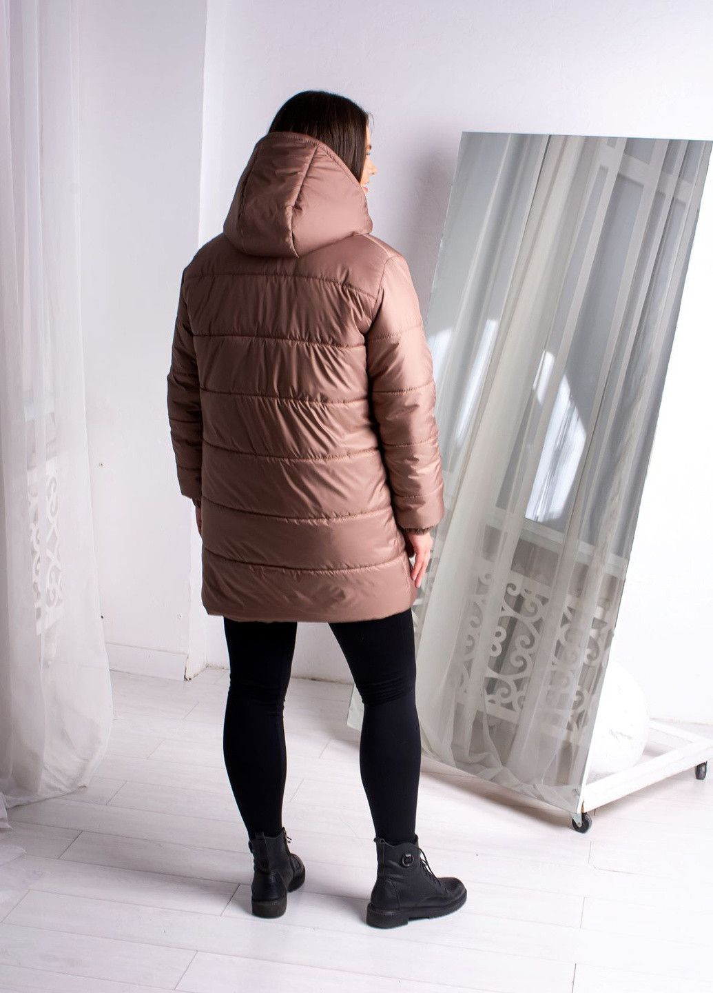 Коричнева демісезонна куртка к-012 мокко SoulKiss k-012