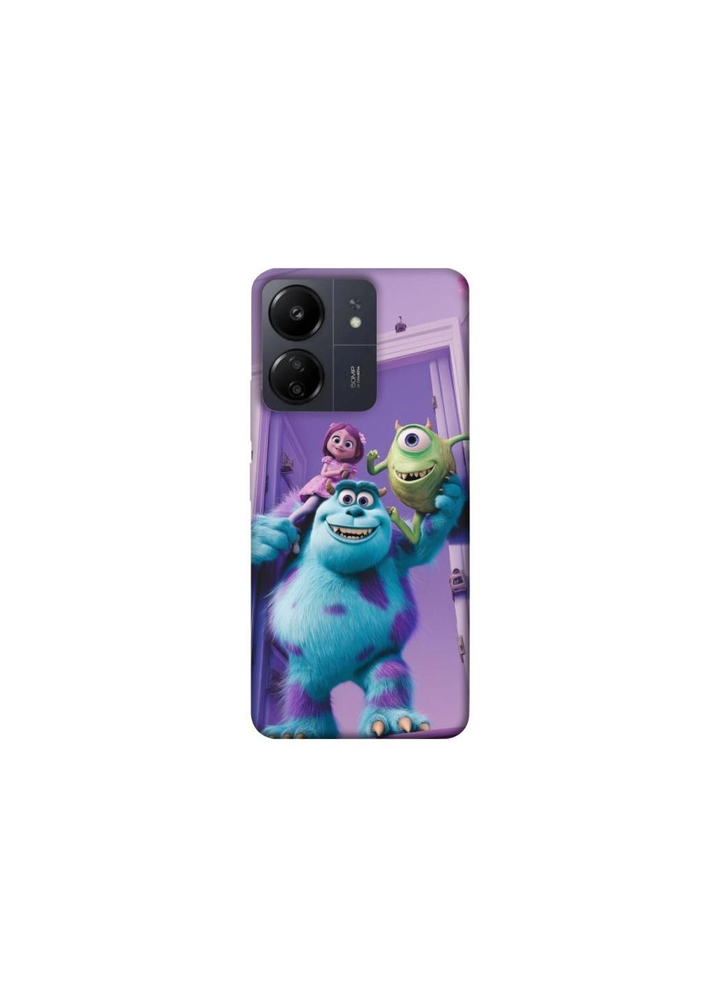 Чехол на Xiaomi Redmi 13C Monsters friends Frontalka (354651386)