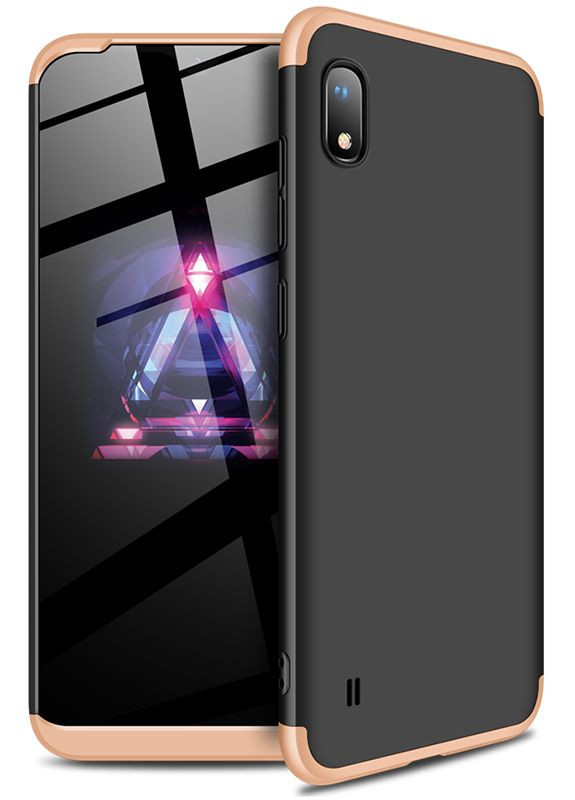 Чехол-накладка 3 in 1 Hard PC Case Samsung Galaxy A10 Gold/Black GKK (301782352)