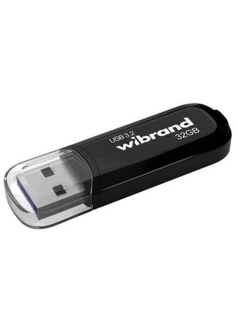 Флеш-накопитель USB 32Gb Marten, Black, USB 3.2 Gen 1 (WI3.2/MA32P10B) WI3.2/MA32P10B Wibrand (395343756)