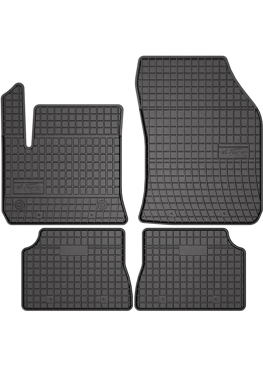 Гумові килимки El Toro для Jeep Avenger (mkI) (електро) 2023→; Fiat 600e (mkI) (електро) 2023→; Alfa Frogum (361240852)