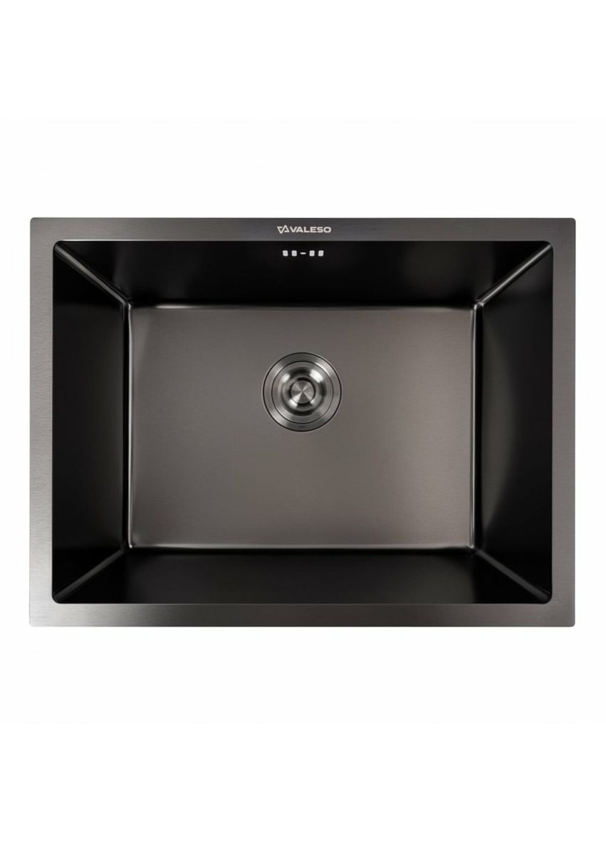 Кухонна мийка PVD чорна 58*43 Handmade монтаж під стільницю (3.0/0.8) Valeso (336936377)