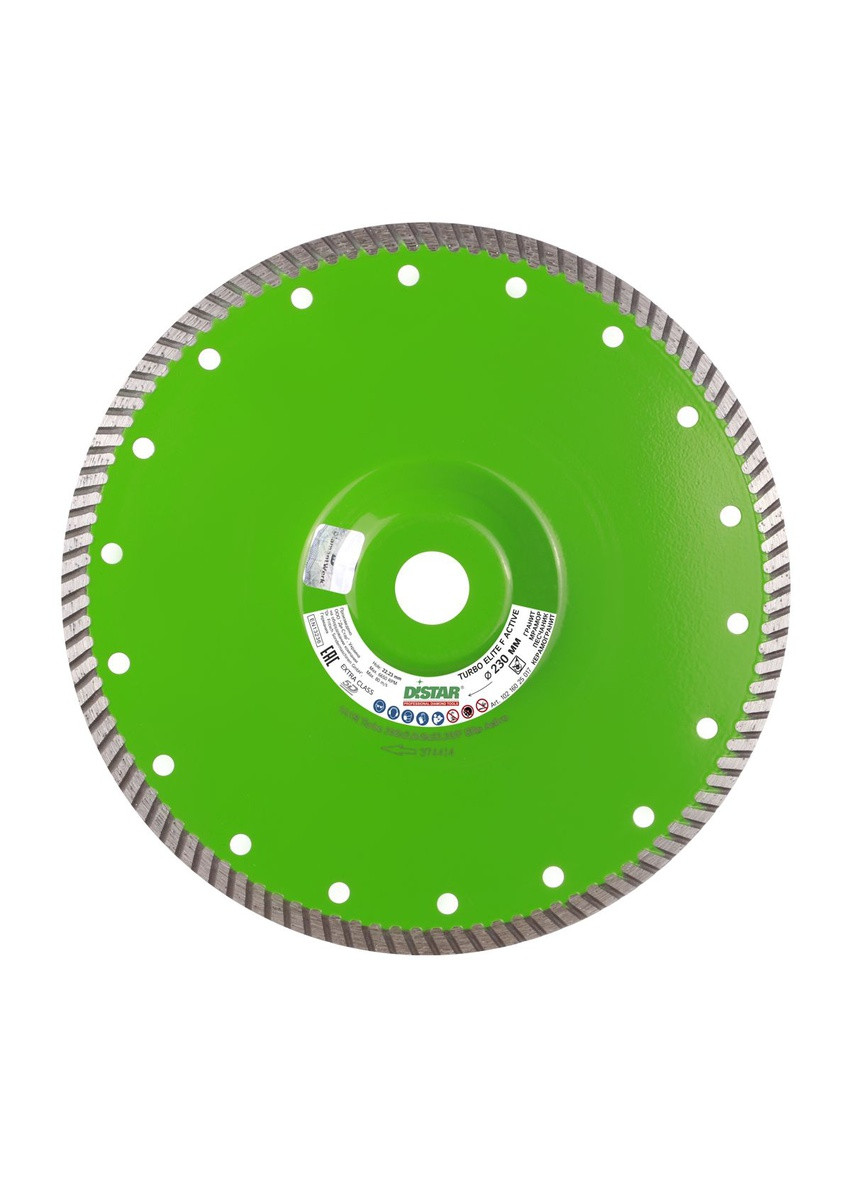 Круг алмазний відрізний Granite Elite Active Turbo 230 x 22.23/F Турбо диск для мармуру та граніту 10216025017 (10019) Distar (295036727)