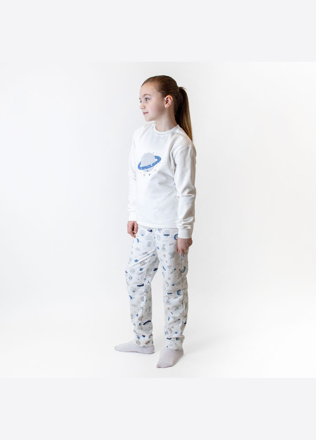 Комбинированная детская пижама с начесом dexter`s moon bunny dexter's