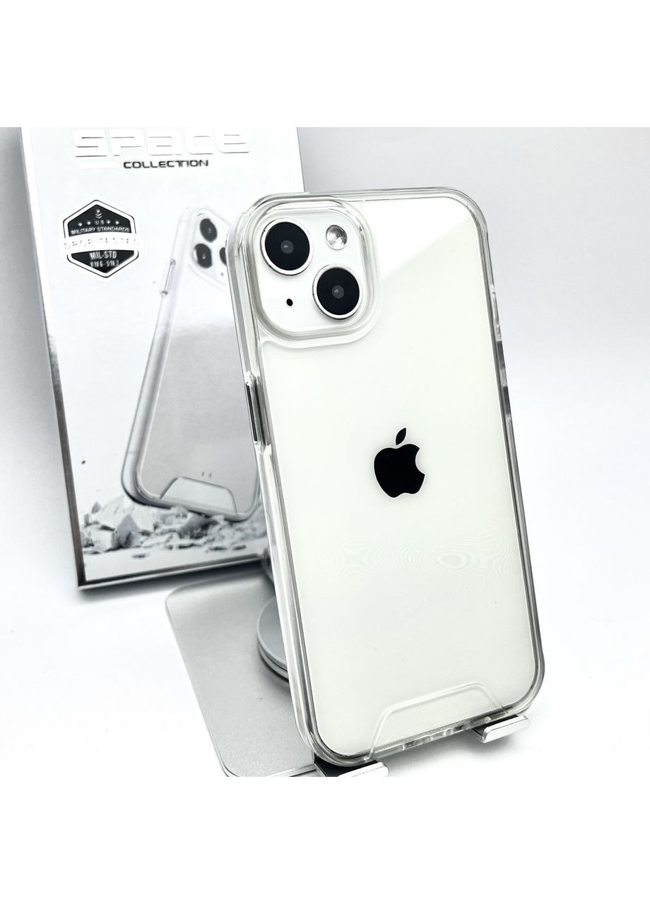 Чохол Space Clear case на 13 протиударний для айфон 13 TPU + PC No Brand (371787391)
