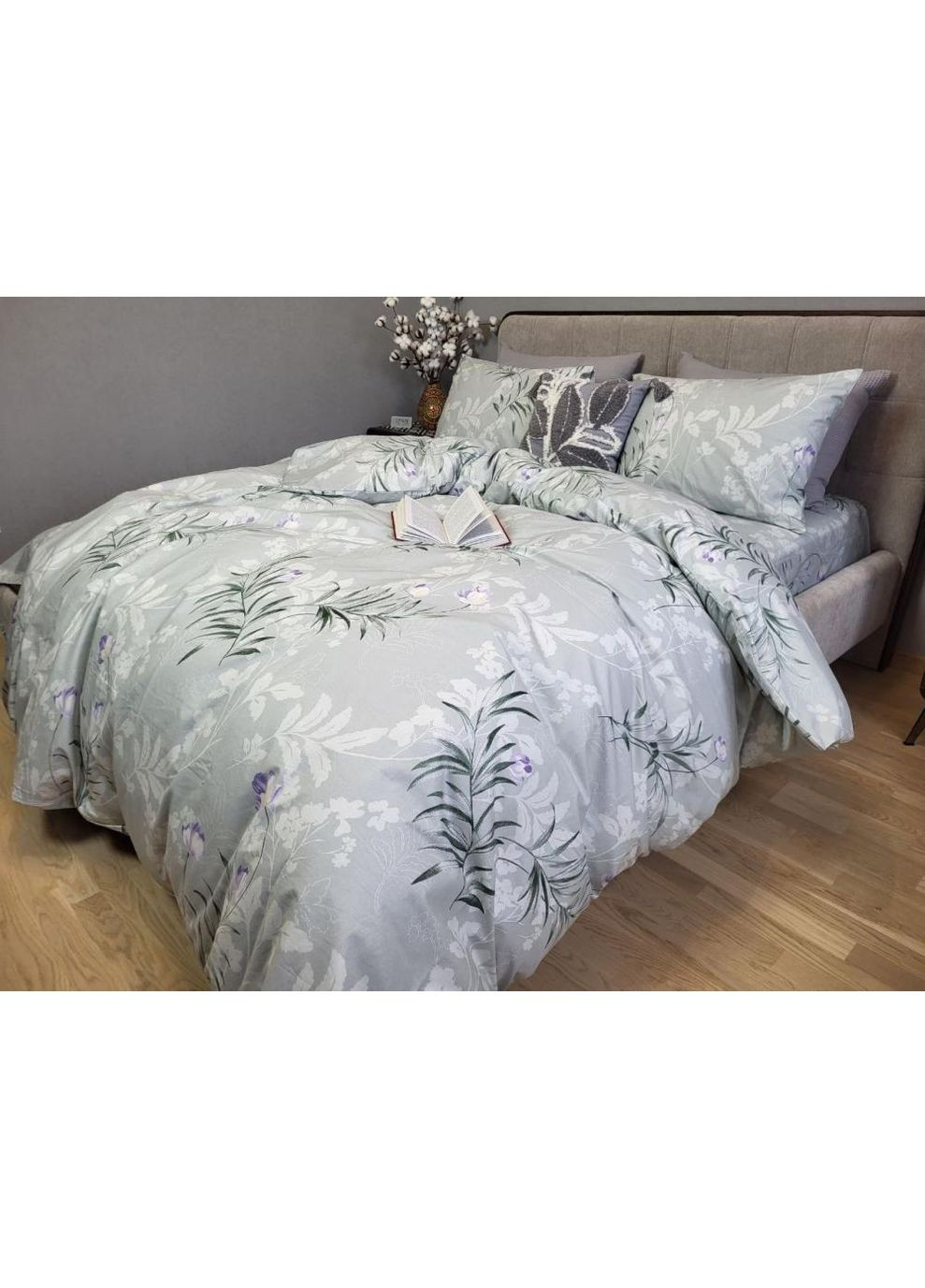 Постільна білизна з резинкою Грація, бязь PREMIUM Двухспальний розмір, наволочки 50/70 No Brand (363190661)