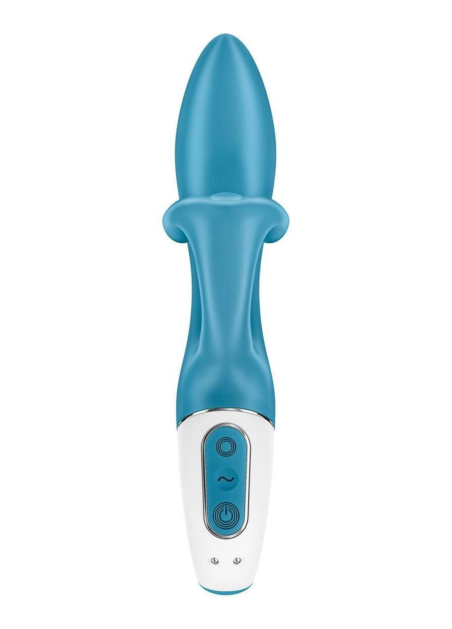 Вибратор кролик с тройным отростком Satisfyer Embrace me Turquoise, 2 мотора, диаметр 3,6 см No Brand (366877342)