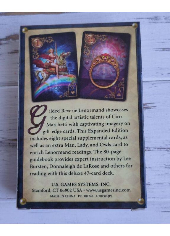 Оракул Золотые мечты Ленорман Gilded Reverie Lenormand No Brand (351372651)