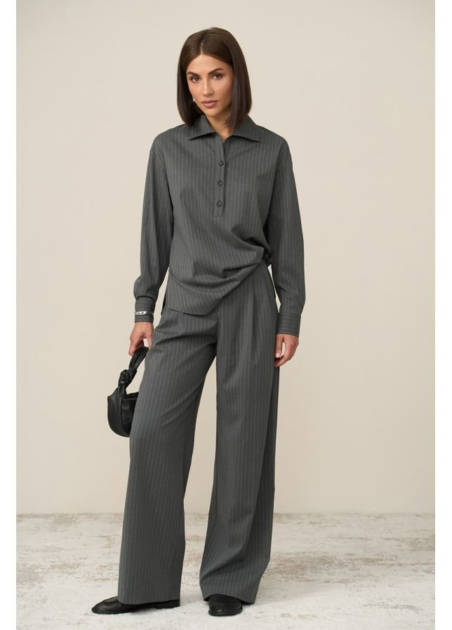 Графитовая рубашка Triko Bakh