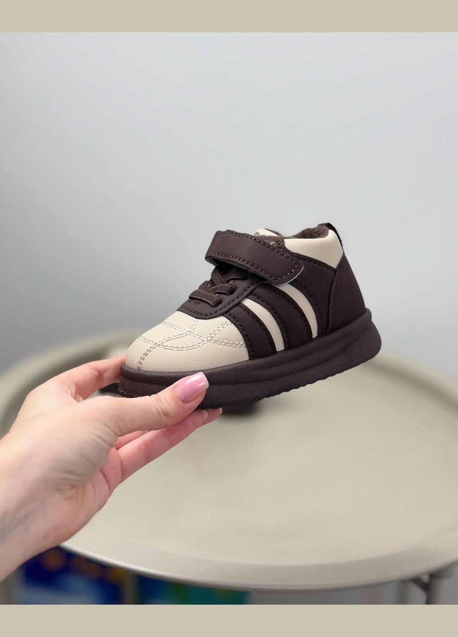 Чоботи осінні дитячі коричневі 1466 No Brand (315891057)