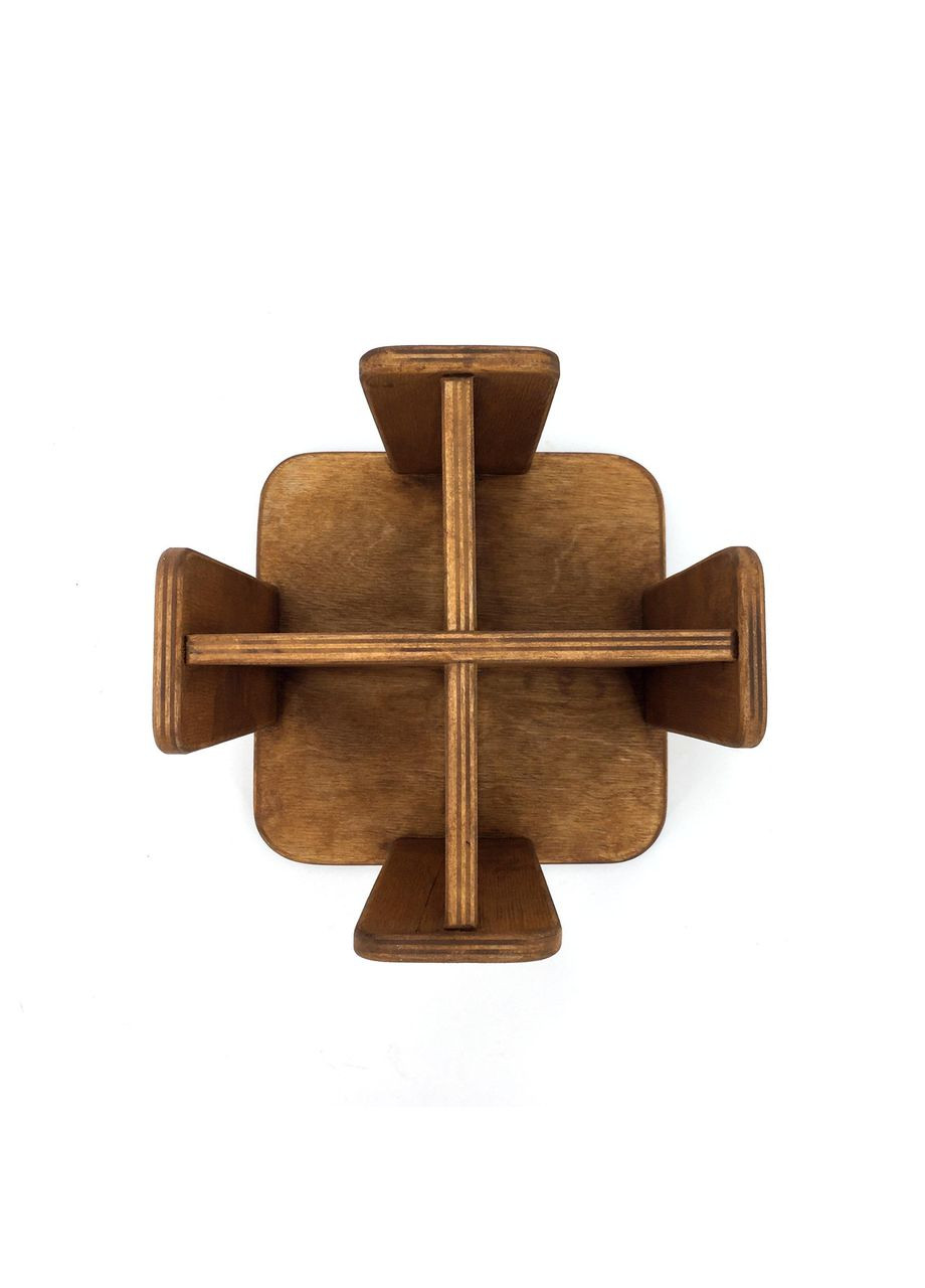 Органайзер одноразових стаканів з дерева Кліст 225 мускат (ЧАЙ-221007) No Brand (327866445)