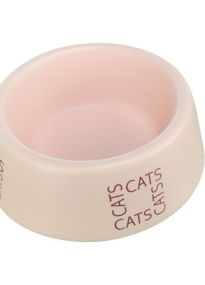 Миска керамическая для кошек 0,15 л d 12 см розовая Trixie (349823299)