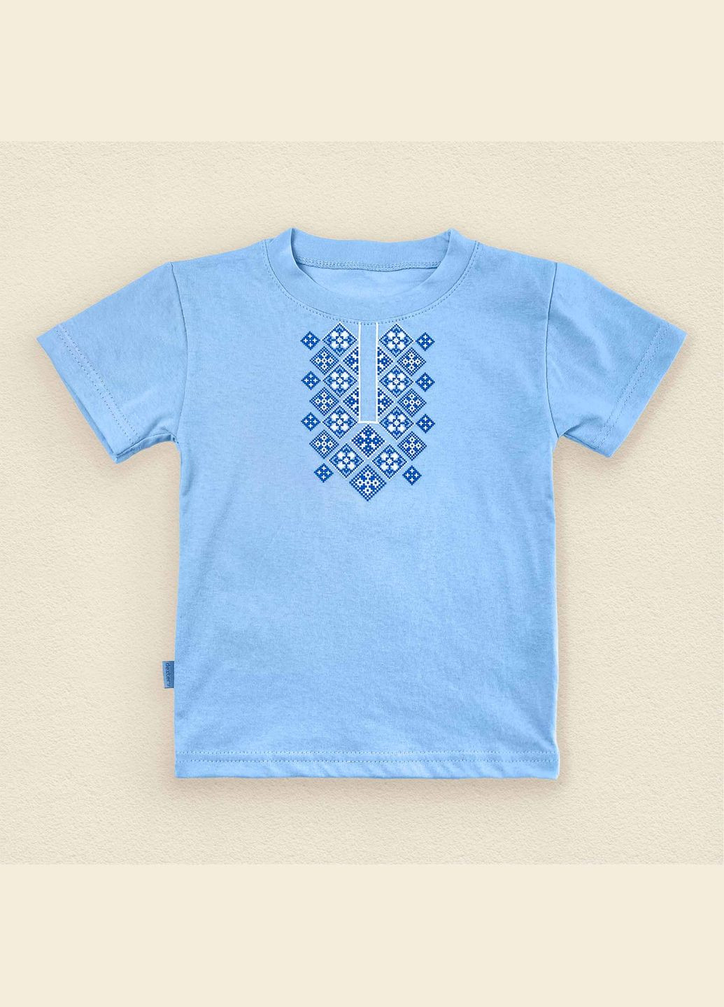 Голубая летняя патриотичная футболка dexter`s детская код нации белый dexter's