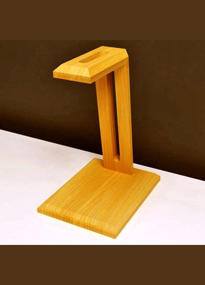 Стійка для навушників з дерева Макфері каррі (НУП-002203) No Brand (328415359)