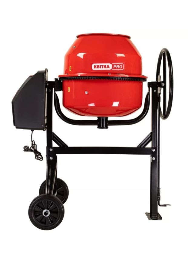 Бетоносмеситель ЦВЕТОК PRO KCR190 (190 л, 220 В, 0.9 кВт) миксер для бетона (24455) КВІТКА (315498379)
