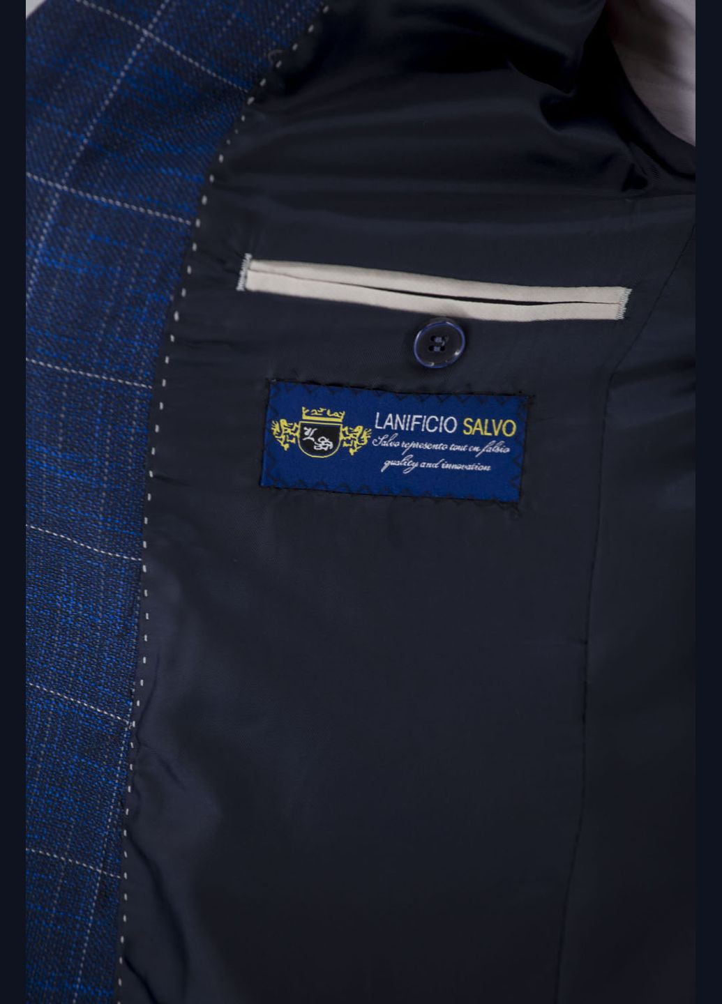 Мужской пиджак Avvenente (синий-клеточка, ), 36395 No Brand (331885640)