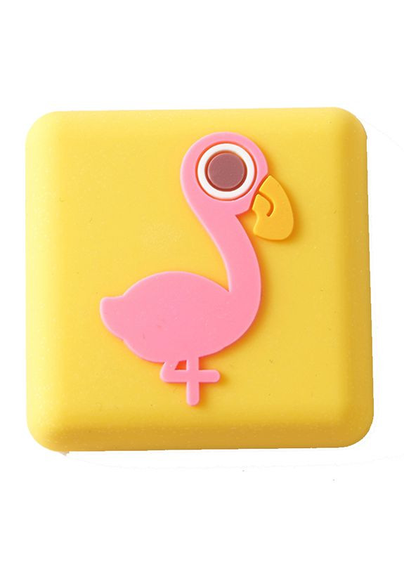 Антиударная накладка на стену Розовый фламинго FZJD1 Желтый No Brand (368565719)