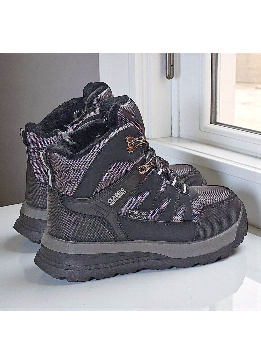 Підліткові зимові дутики на овчині для хлопця,термочеревики на овчині для хлопця,зимові черевики для підлітка Tom.M (369188475)