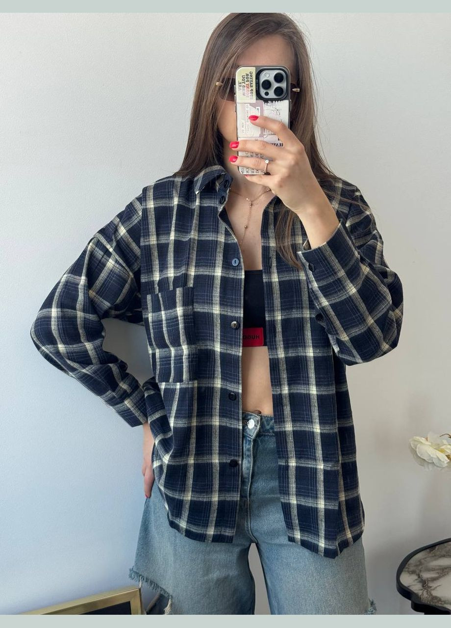 Сорочка у клітинку Adelante (330983751)