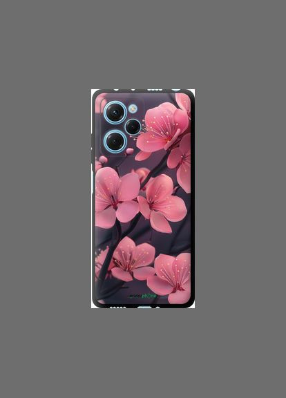 Чехол на Xiaomi Redmi Note 12 Pro Speed Пурпурная сакура "6075b-3334-2448" Endorphone (348074394)