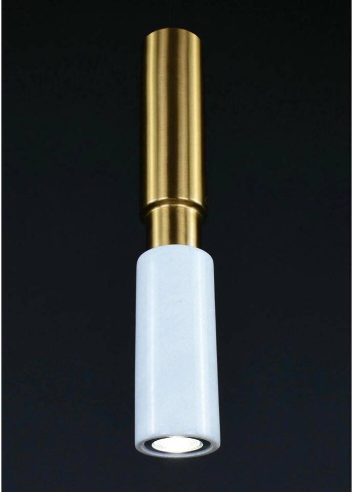 Люстра підвісна на 1 лампочку 27384 Латунь 45-150х10х10 см. Sunnysky (335974745)