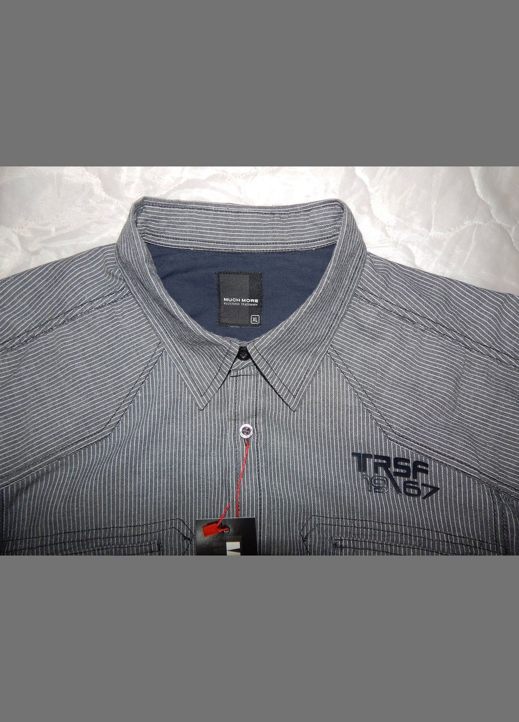 Чоловіча приталені сорочка з довгим рукавом Much More р.52 157ДР No Brand (315826269)