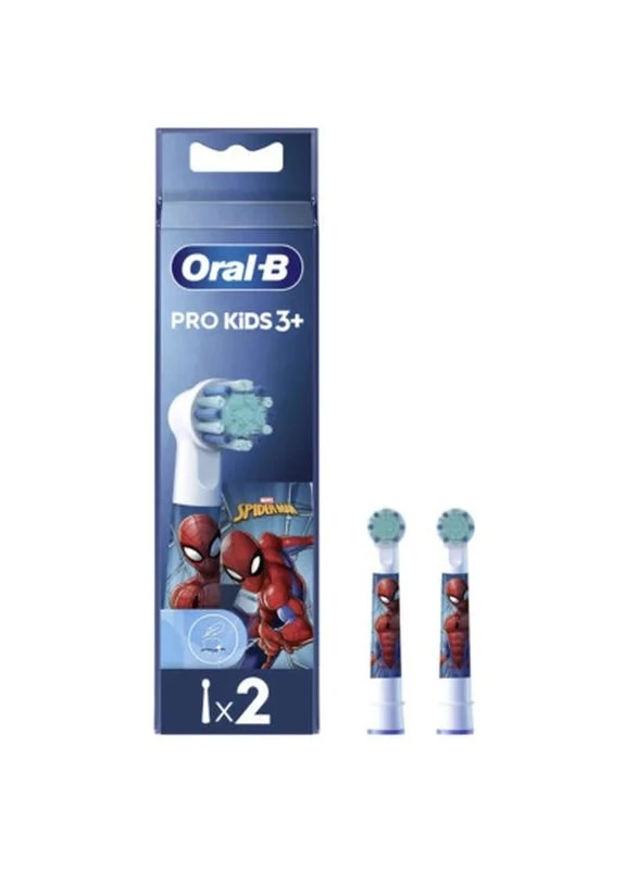Насадка для зубной щетки Kids Человек-паук, 2 шт (8006540805008) Oral-B (398795322)