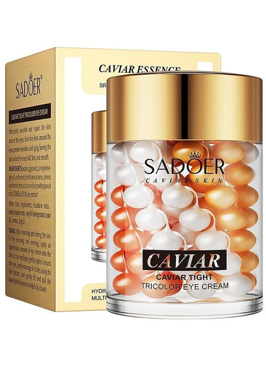 Крем вокруг глаз с икрой Caviar Tight Tricolor Eye Cream 60g (1345896-35308626) SADOER (368649359)