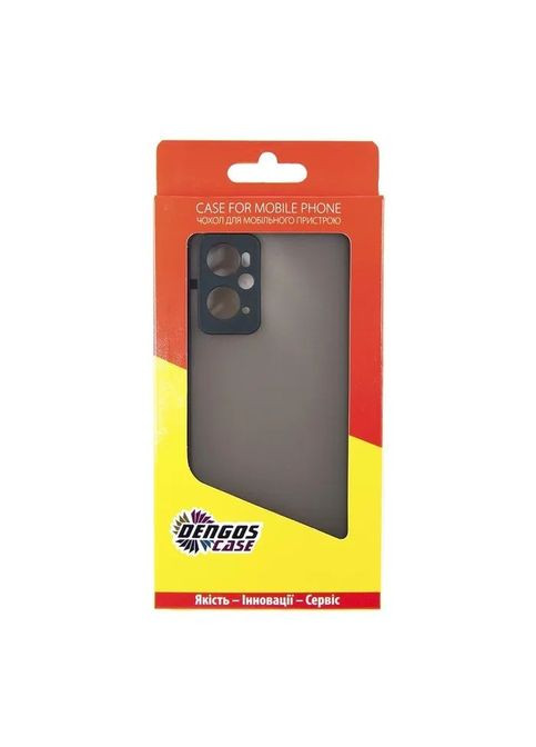 Чохол до мобільного телефона Kit for OPPO A96 4G case + glass (Black) (DG-KM-38) DENGOS Kit for OPPO A96 4G case + glass (Black) (326588461)